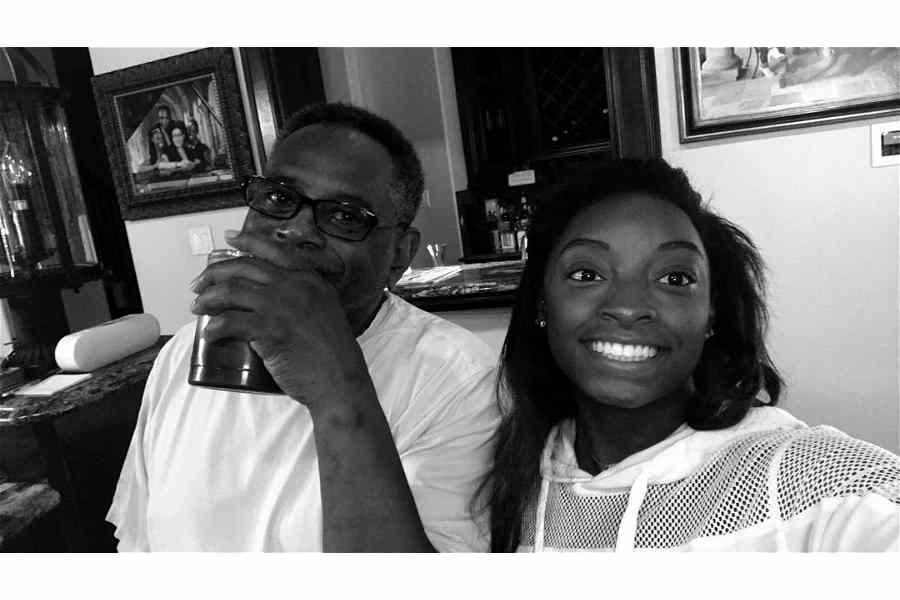 Gymnast Simone Biles, adopted by grandparents, shares unseen photo with ...