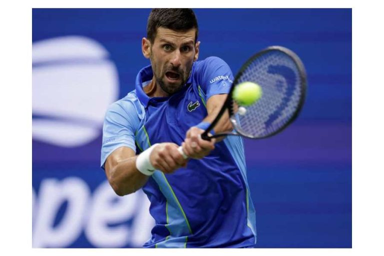 Novak Djokovic in the