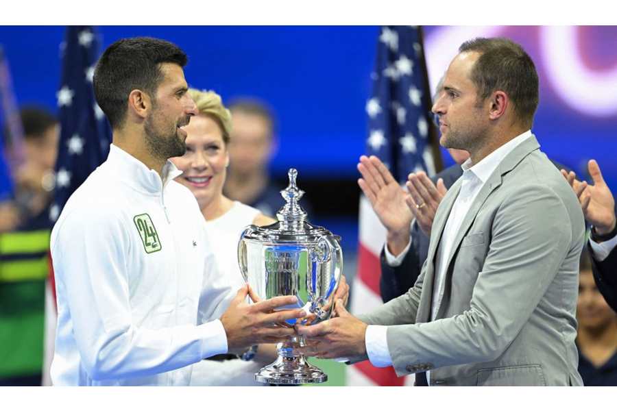 Novak Djokovic winning