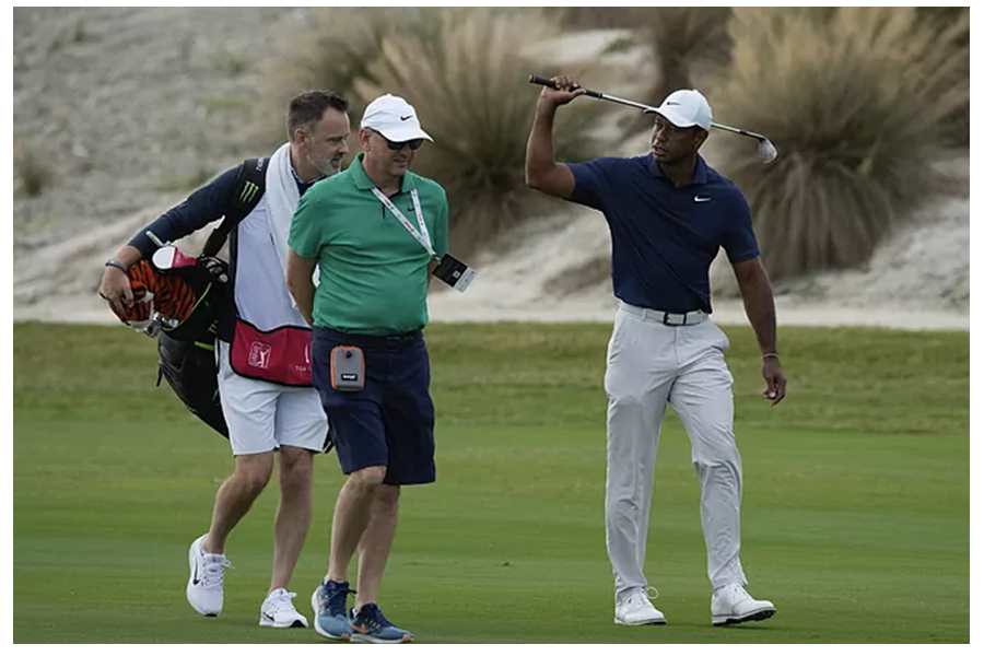 Tiger Woods son shares mind