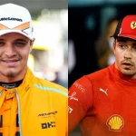 Lando Norris and Charles Leclerc