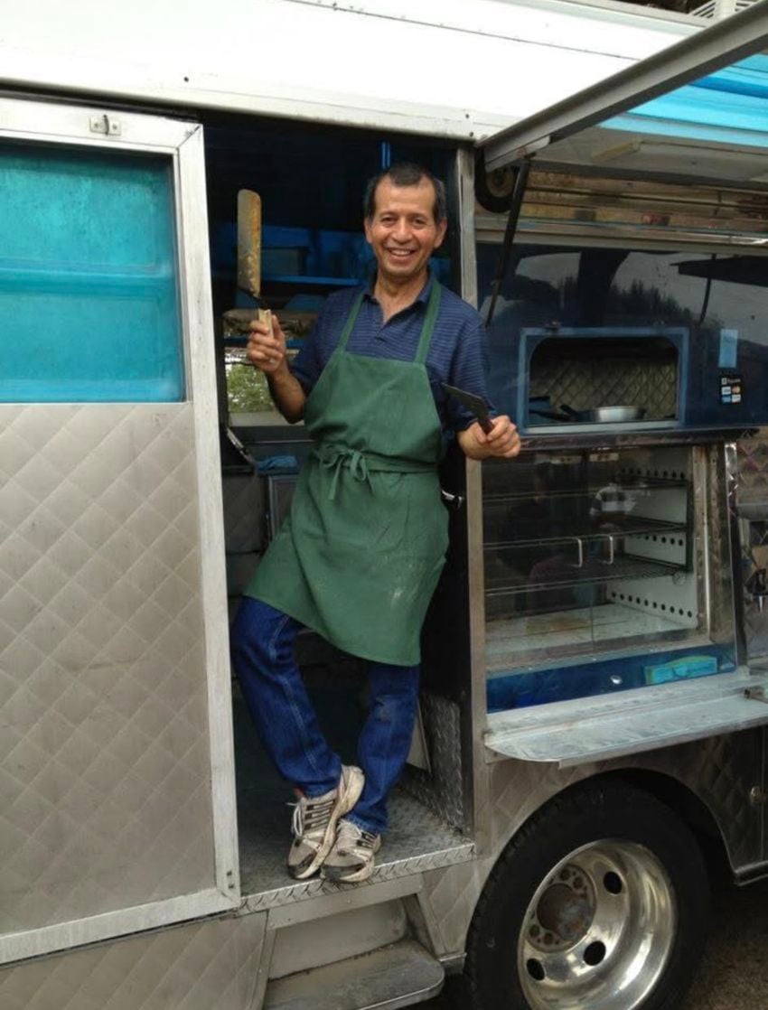 Sergio Garcia at his food truck.