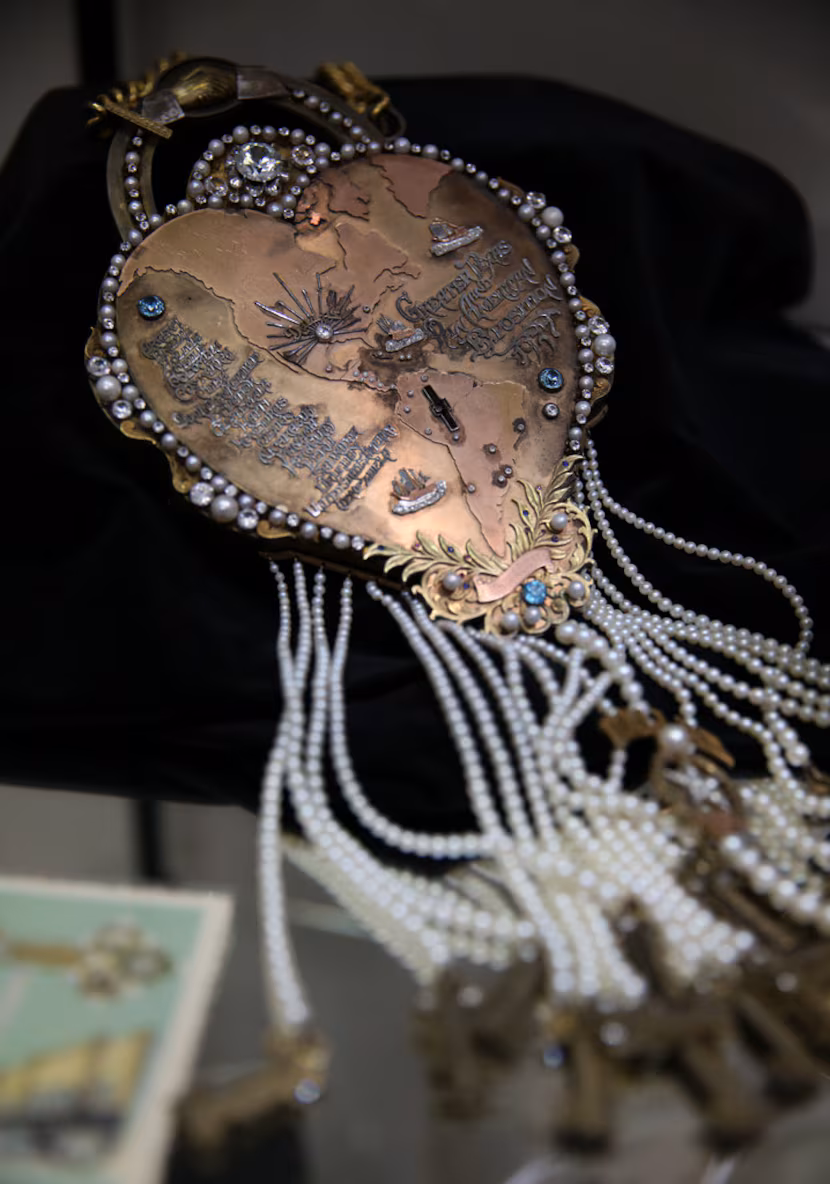 The Pan American Lock, which was made for the opening ceremonies of the Greater Texas &...