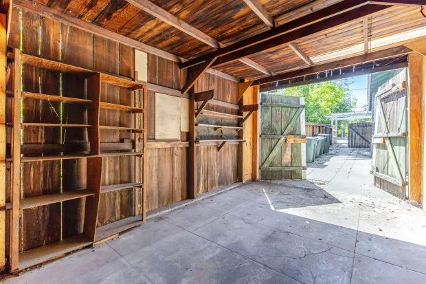 Inside the shed on the same lot as 894 and...