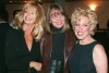 Goldie Hawn, from left, Diane Keaton, and Bette Midler appear at the premiere of their film "The First Wives Club" in Los Angeles on Sept.16, 1996. (AP Photo/ Frank Wiese, File)