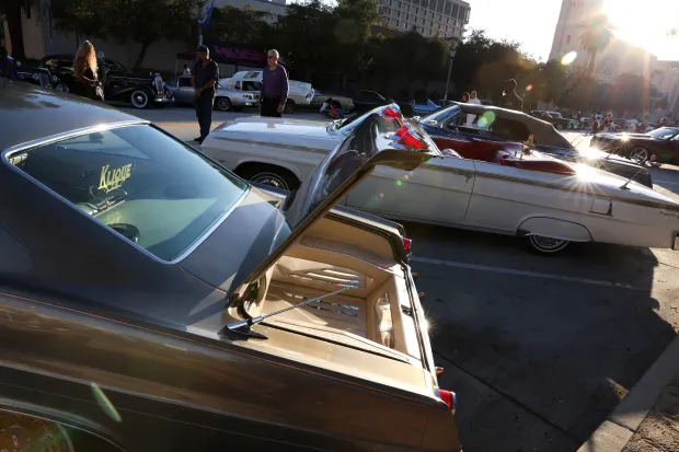 Classic cars were on display during Pasadena’s annual Latino Heritage...