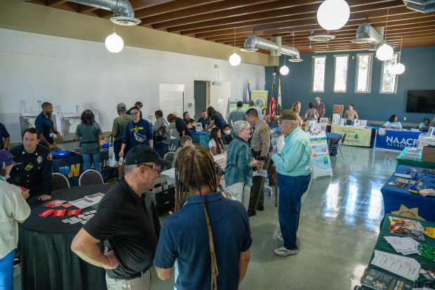 The networking room during Altadena’s Town Council’s 50th Anniversary event...