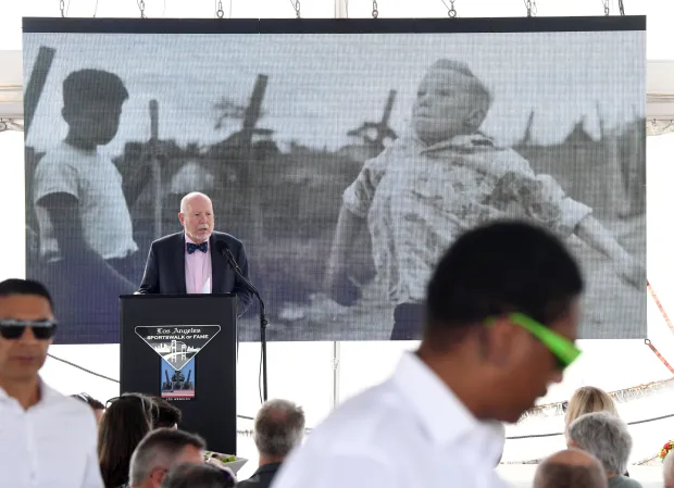 Oncologist Dr. John Link, winner of the John Fer Humanitarian...