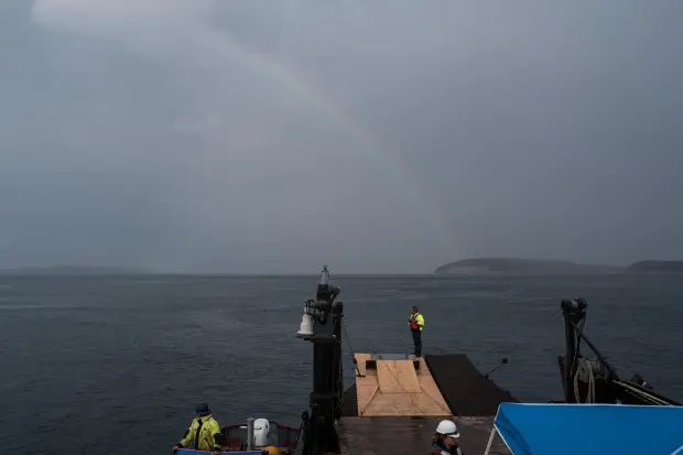 Researchers from the University of Washington deploy a 1.3-mile fiber-optic...