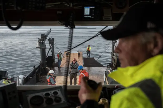 Researchers from the University of Washington deploy a 1.3-mile fiber-optic...