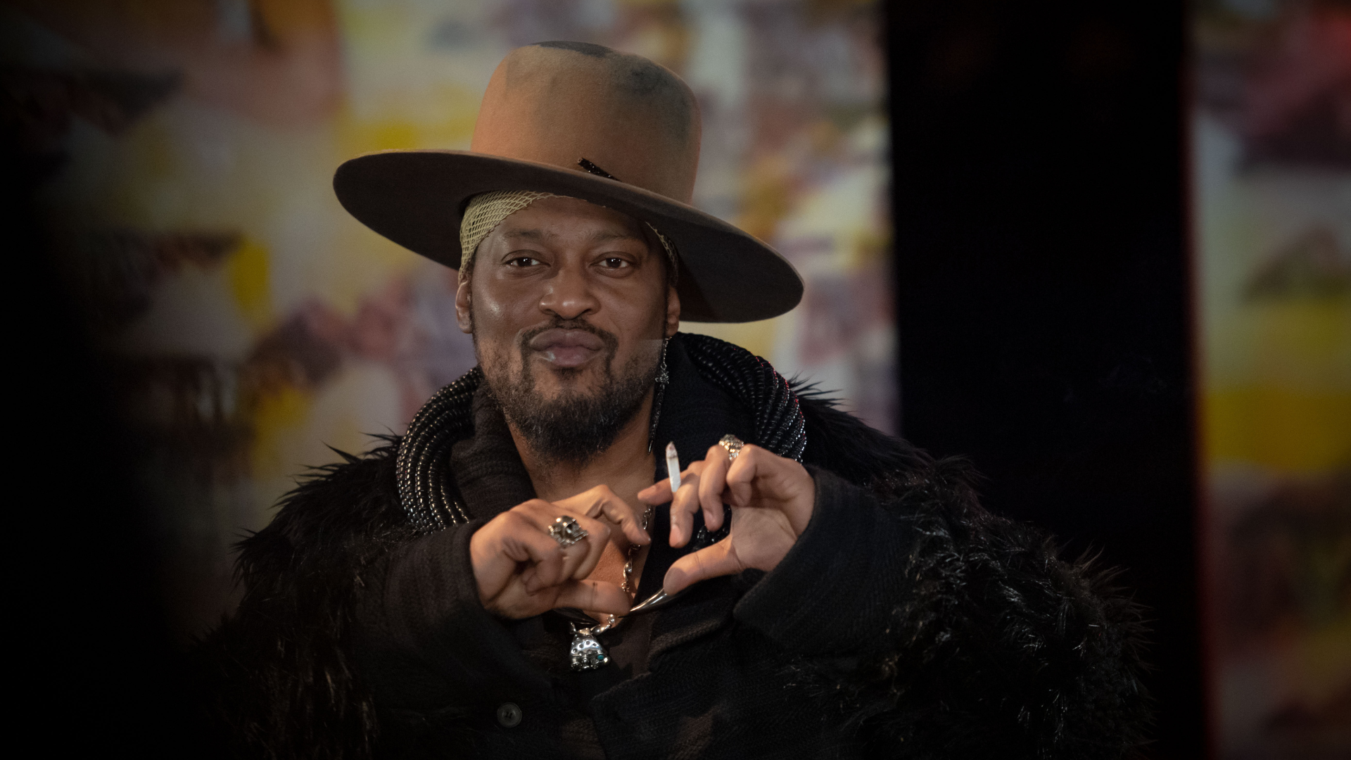 D'Angelo performs at The Apollo Theater on February 27, 2021 in New York City.